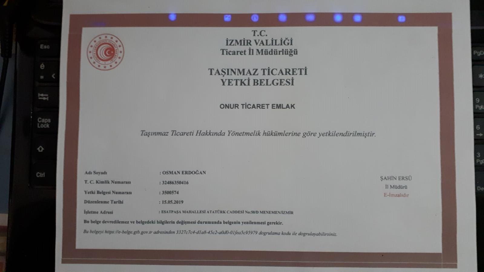 ONUR EMLAK MENEMEN �dan Tüm Satılık Kiralık Konut Arsa Daire ilanları